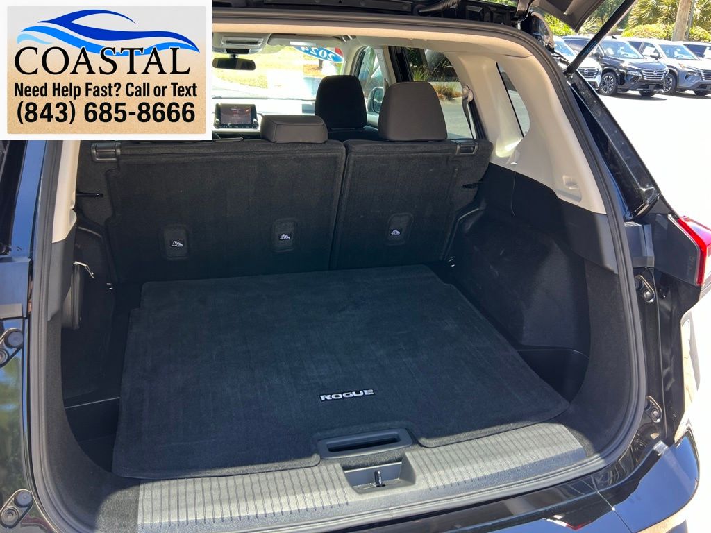 2024 Nissan Rogue S Black at Coastal Chevrolet Cadillac