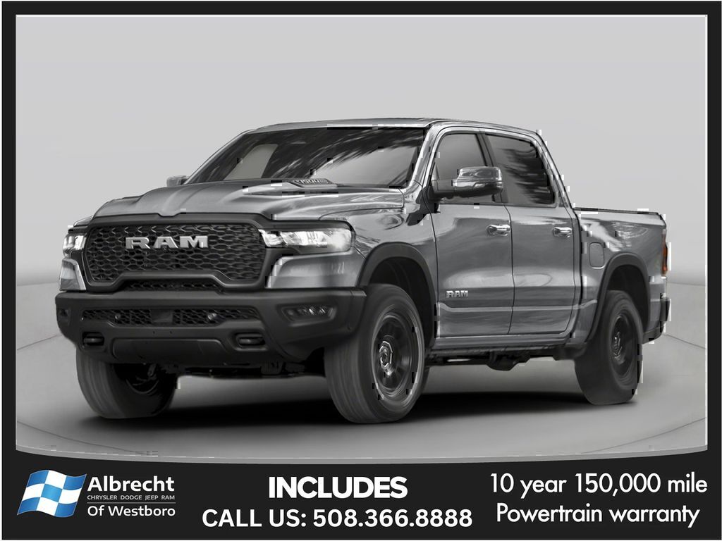 Molten Red Pearlcoat 2027 RAM 1500 Pickup Truck Four-Wheel Drive 8-Speed Automatic