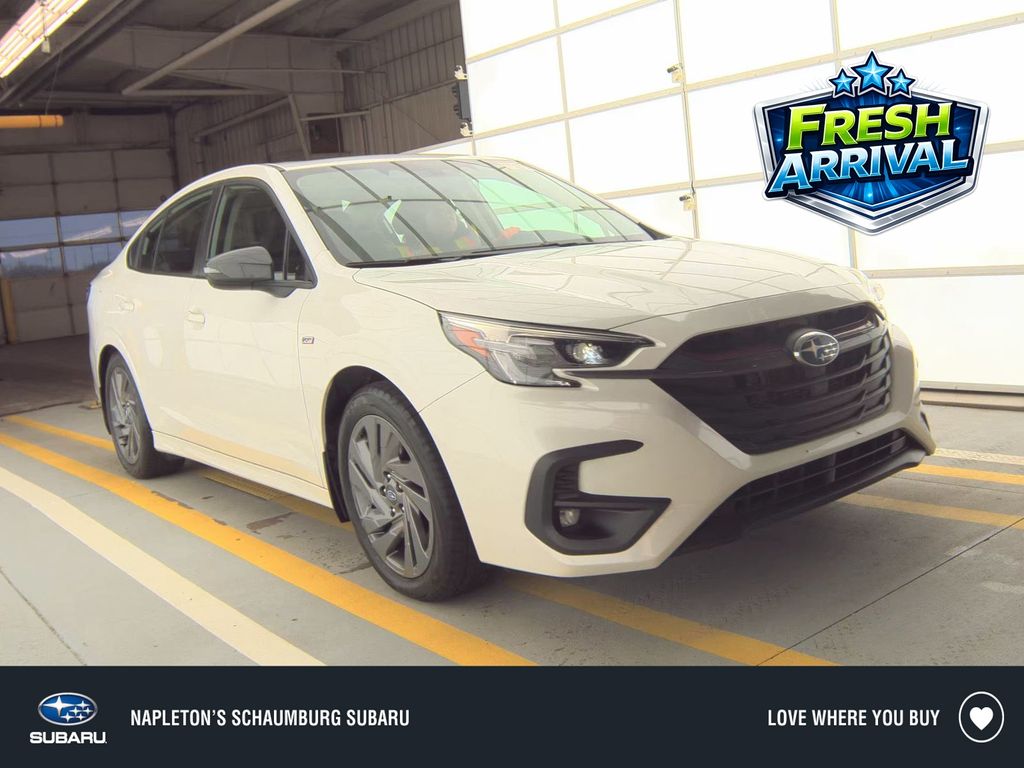 Crystal White Pearl 2024 Subaru Legacy Sport AWD Sedan All-Wheel Drive Continuously Variable Transmission