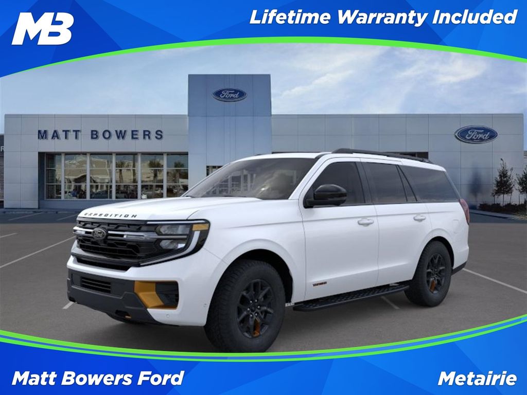 Star White Metallic Tri-Coat 2025 Ford Expedition SUV / Crossover Four-Wheel Drive Automatic