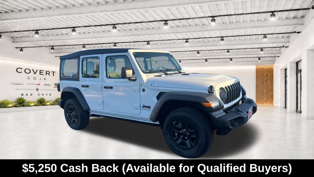 Bright White Clearcoat 2026 Jeep Wrangler SUV / Crossover Four-Wheel Drive 8-Speed Automatic