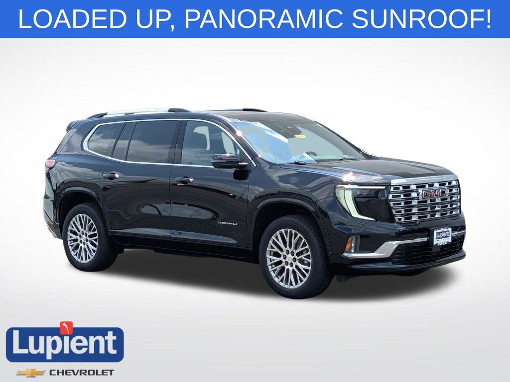 Black (Ebony Twilight Metallic) 2025 GMC Acadia SUV / Crossover Four-Wheel Drive 8-Speed Automatic