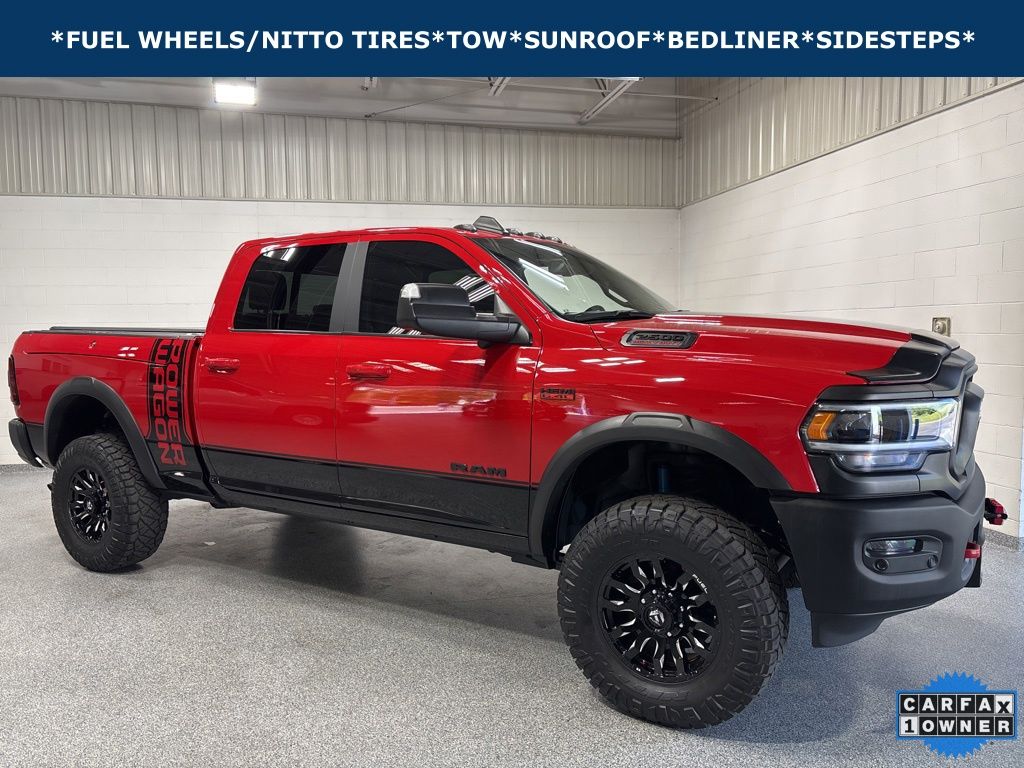 Flame Red Clearcoat 2019 RAM 2500 Power Wagon Crew Cab 4WD Pickup Truck Four-Wheel Drive 8-Speed Automatic