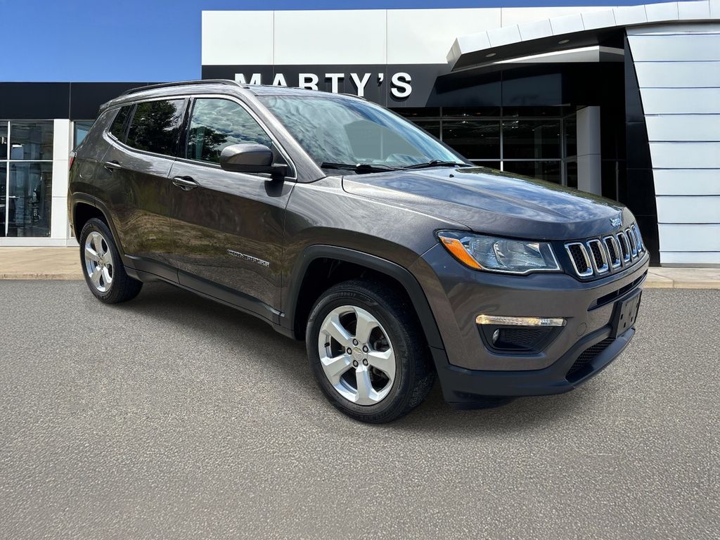 Crystal Metallic 2019 Jeep Compass SUV / Crossover Four-Wheel Drive 9-Speed Automatic