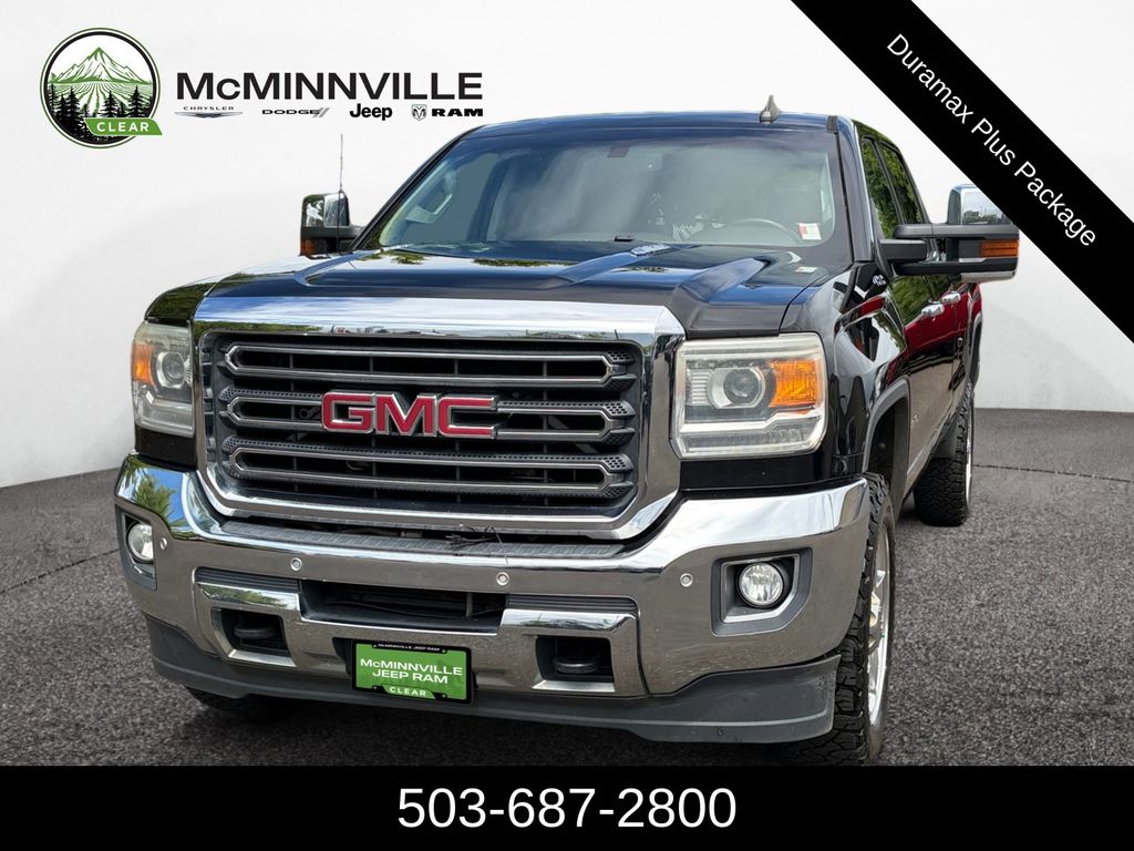 Onyx Black 2015 GMC Sierra 2500HD Pickup Truck Four-Wheel Drive 6-Speed Automatic