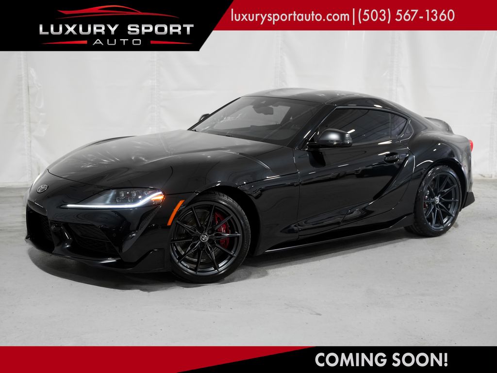 Black Metallic 2025 Toyota Supra 3.0 Premium RWD Coupe Rear-Wheel Drive 6-Speed Manual
