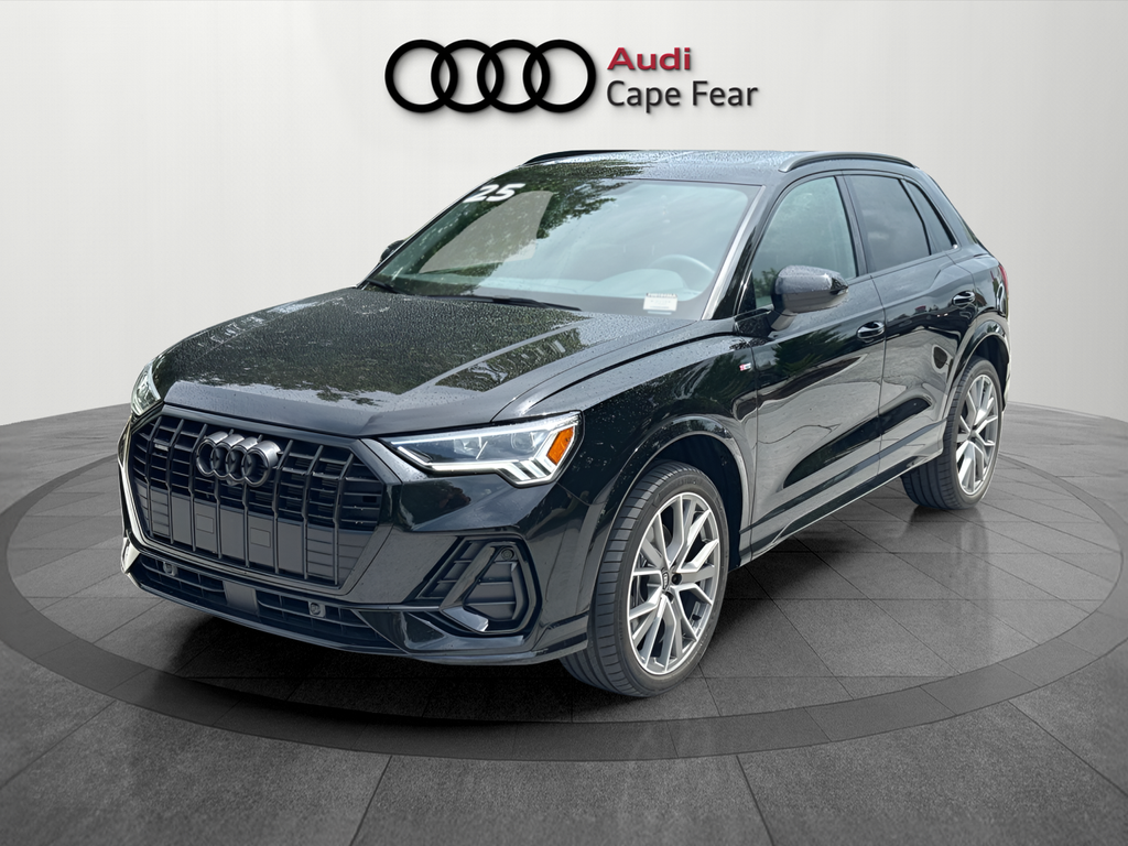 Mythos Black Metallic 2025 Audi Q3 SUV / Crossover All-Wheel Drive 8-Speed Automatic
