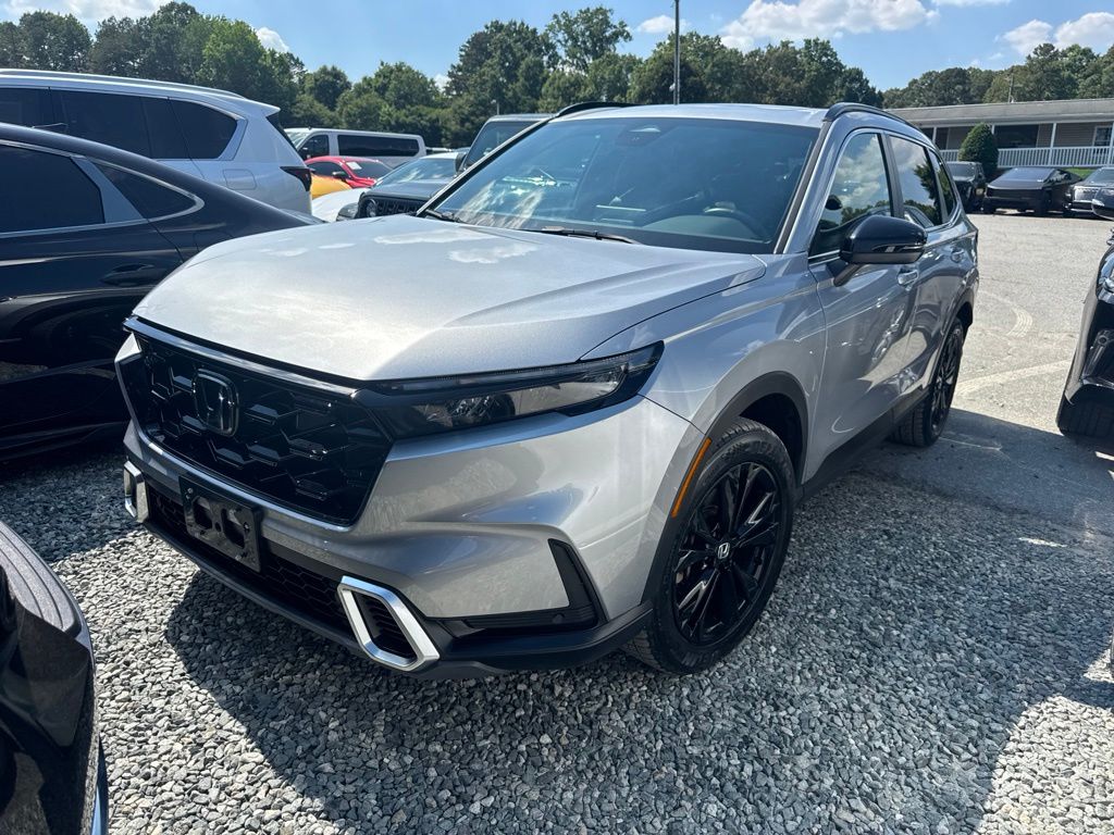 Silver 2023 Honda CR-V Hybrid Sport Touring AWD SUV / Crossover All-Wheel Drive Continuously Variable Transmission