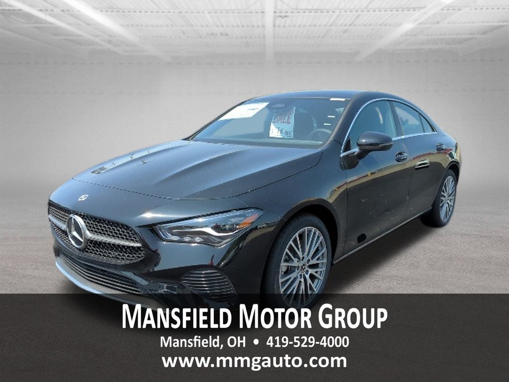 Black 2025 Mercedes-Benz CLA Coupe All-Wheel Drive 8-Speed Dual Clutch