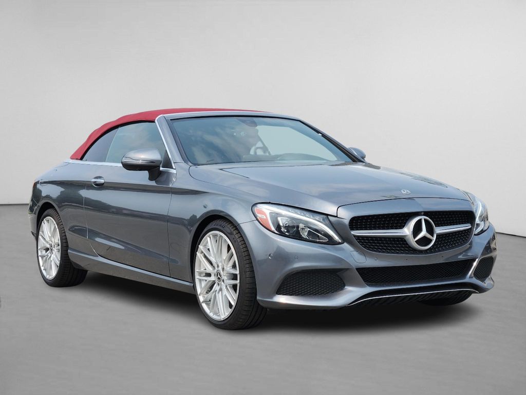 Gray 2018 Mercedes-Benz C-Class Convertible All-Wheel Drive 9-Speed Automatic
