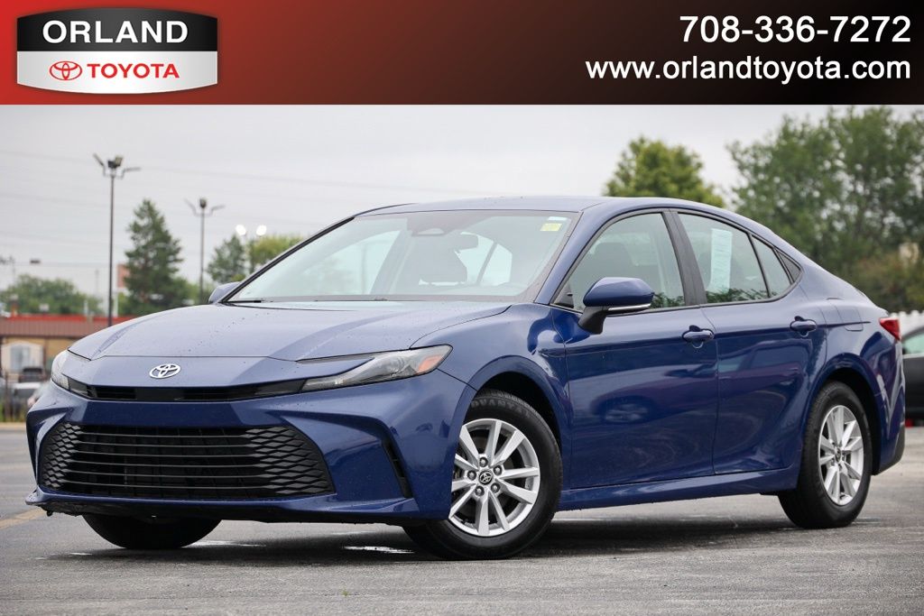 Reservoir Blue 2025 Toyota Camry Sedan Front-Wheel Drive Continuously Variable Transmission