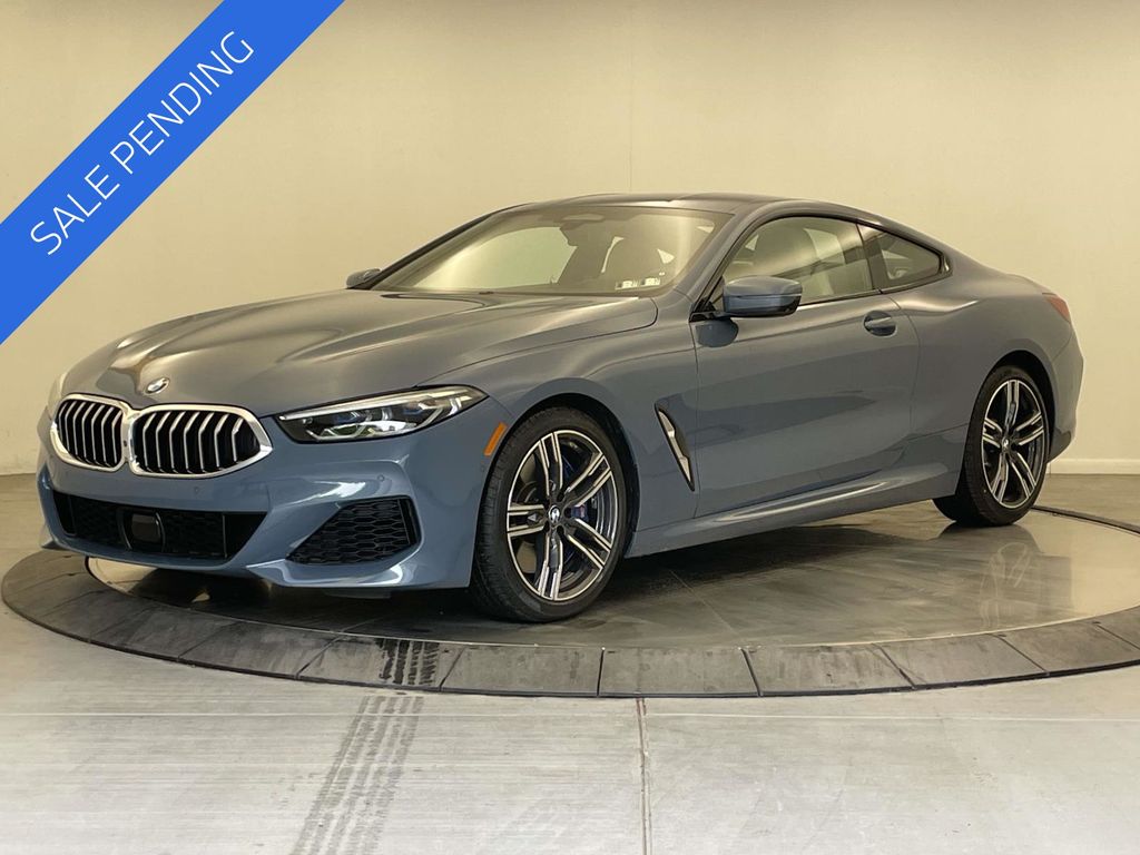 Barcelona Blue Metallic 2022 BMW 8 Series 840i xDrive Coupe AWD Coupe All-Wheel Drive 8-Speed Automatic
