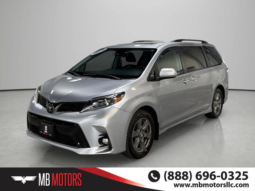Gray 2019 Toyota Sienna SE 7-Passenger AWD Minivan All-Wheel Drive 8-Speed Automatic