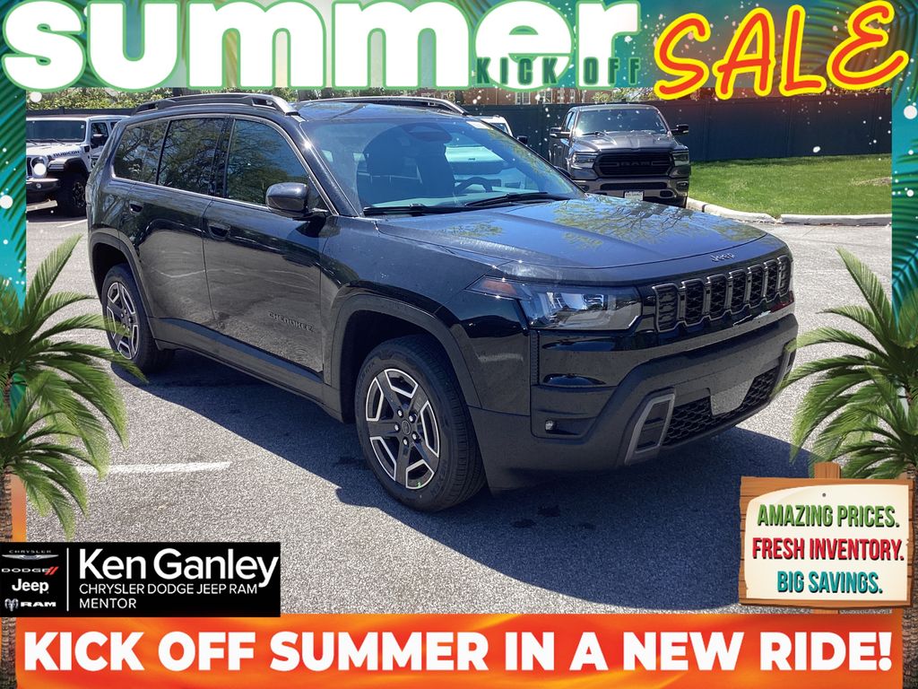 Diamond Black Crystal Pearlcoat 2026 Jeep Cherokee Limited 4WD SUV / Crossover Four-Wheel Drive Continuously Variable Transmission