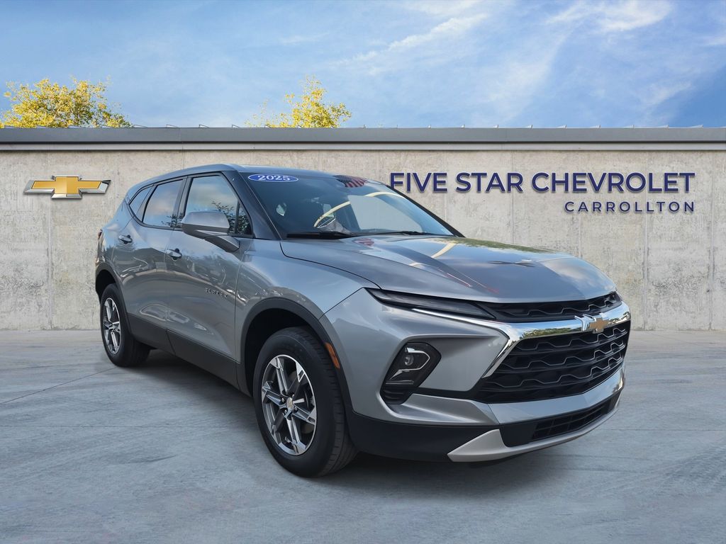 Sterling Gray Metallic 2025 Chevrolet Blazer LT AWD SUV / Crossover 9-Speed Automatic Overdrive