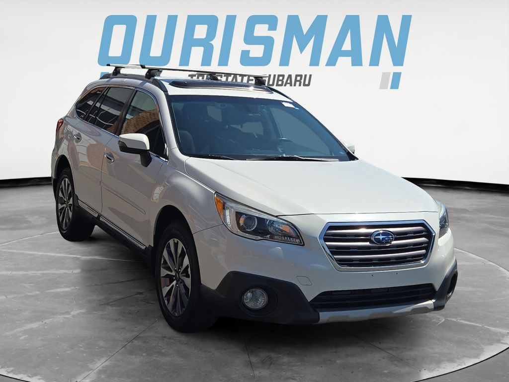 Crystal White Pearl 2017 Subaru Outback 3.6R Touring AWD Wagon All-Wheel Drive Continuously Variable Transmission