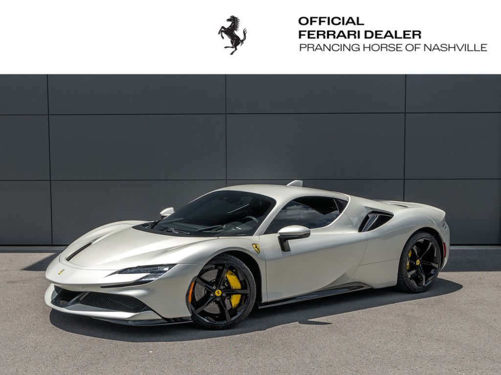 Bianco Italia 2021 Ferrari SF90 Stradale AWD Coupe All-Wheel Drive 8-Speed Manual