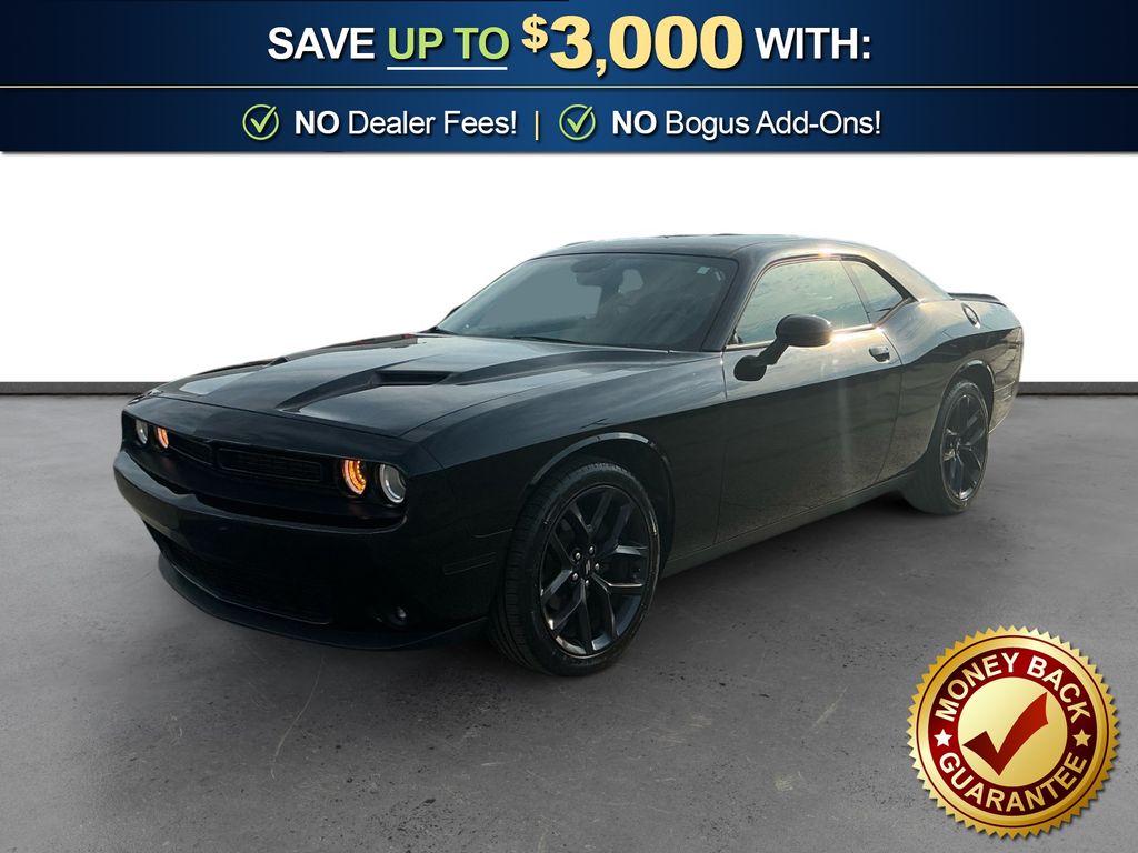 Pitch Black Clearcoat 2019 Dodge Challenger Coupe Rear-Wheel Drive 8-Speed Automatic