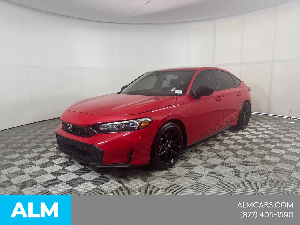 Rallye Red 2026 Honda Civic Hatchback Hatchback Front-Wheel Drive Continuously Variable Transmission