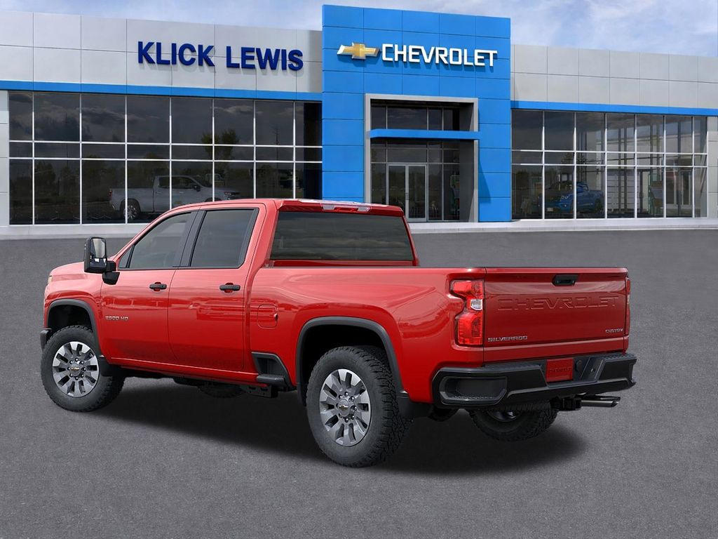 2026 Chevrolet Silverado 2500HD Custom Red at Klick Lewis Buick Chevrolet