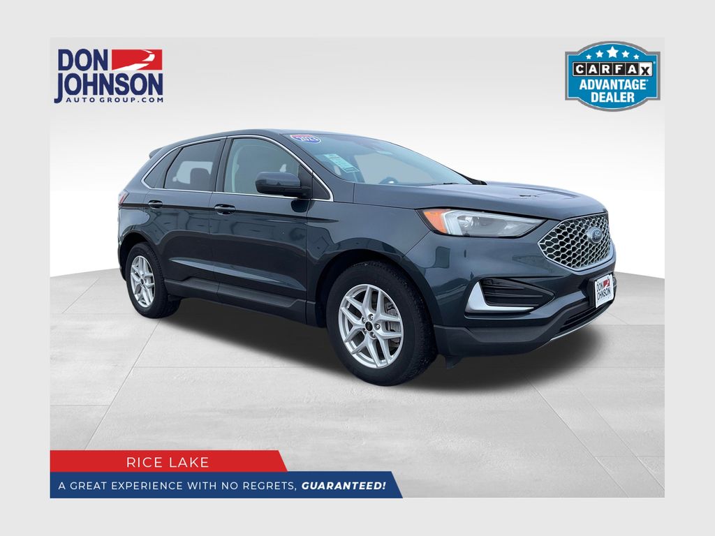 Blue Metallic 2023 Ford Edge SUV / Crossover All-Wheel Drive 8-Speed Automatic