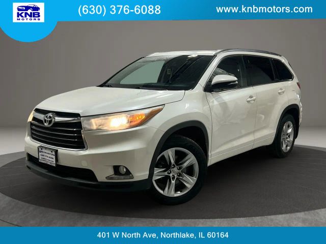 White 2015 Toyota Highlander Limited AWD SUV / Crossover All-Wheel Drive 6-Speed Automatic Overdrive