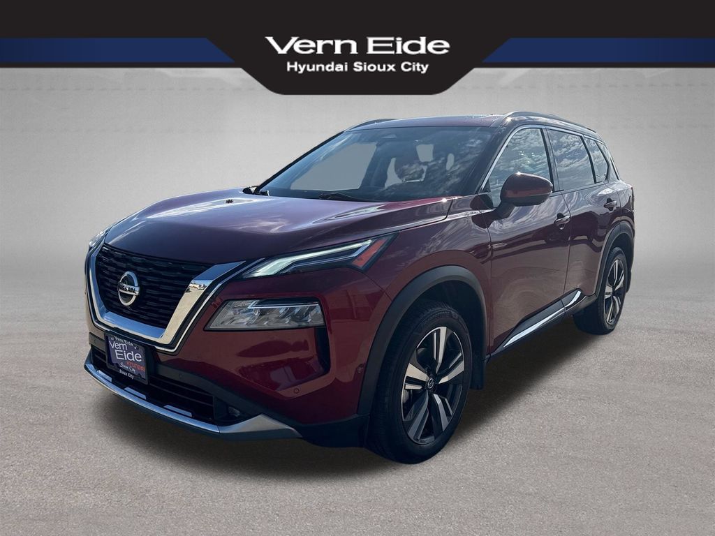 Red (Scarlet Ember Tintcoat) 2021 Nissan Rogue SUV / Crossover All-Wheel Drive Continuously Variable Transmission