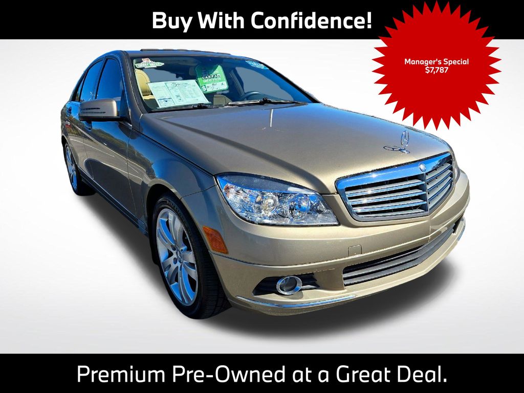 Brown (Pearl Beige Metallic) 2011 Mercedes-Benz C-Class C 300 Luxury Sedan Rear-Wheel Drive 7-Speed Automatic