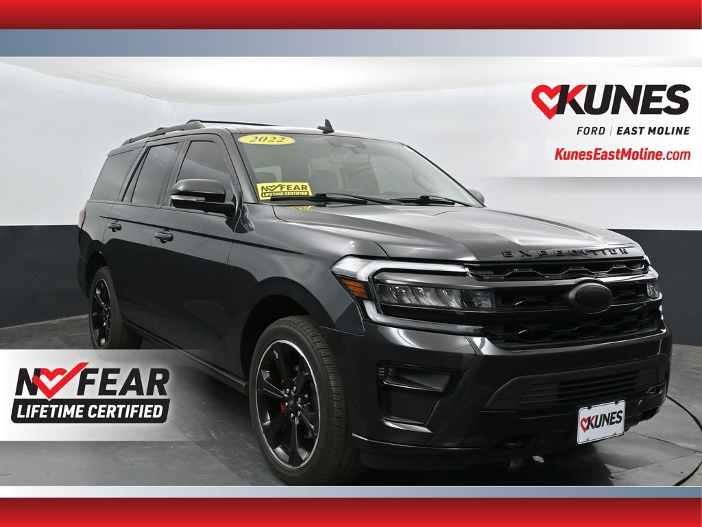 Agate Black Metallic 2022 Ford Expedition SUV / Crossover Four-Wheel Drive Automatic
