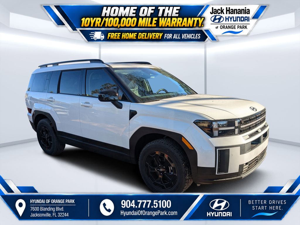 Serenity White 2026 Hyundai Santa Fe SUV / Crossover All-Wheel Drive 8-Speed Automatic