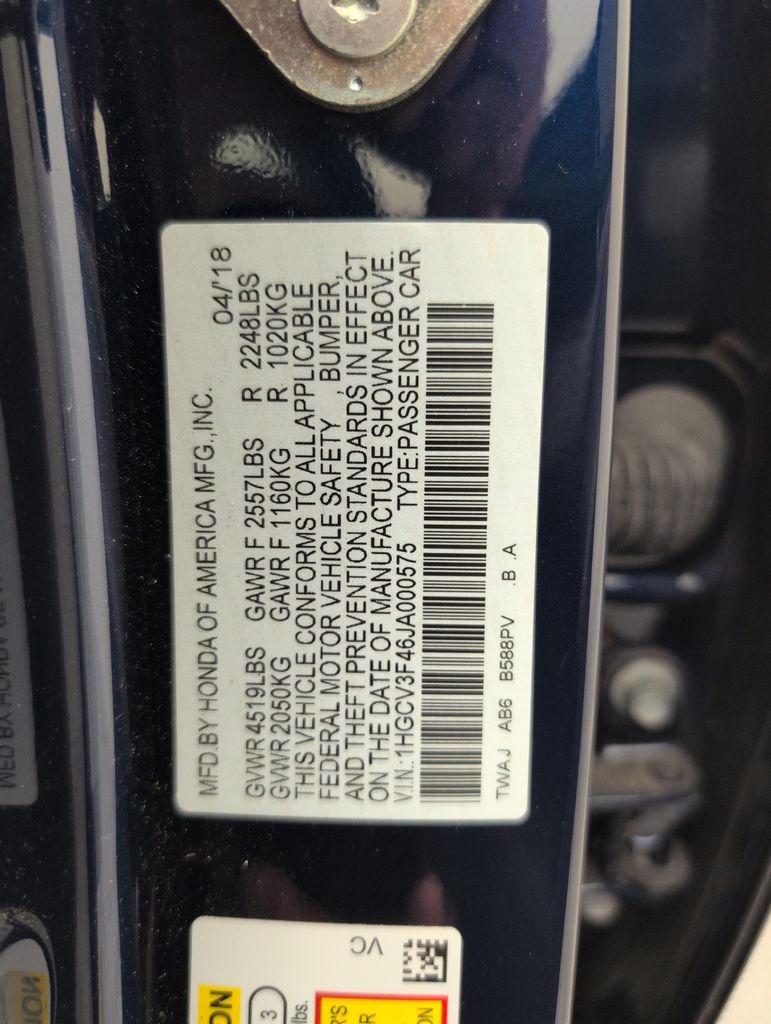 Certified Used 2018 Blue Honda EX image 39