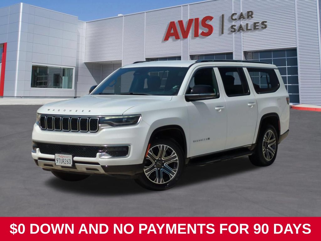 Bright White Clearcoat 2025 Jeep Wagoneer L SUV / Crossover Four-Wheel Drive 8-Speed Automatic