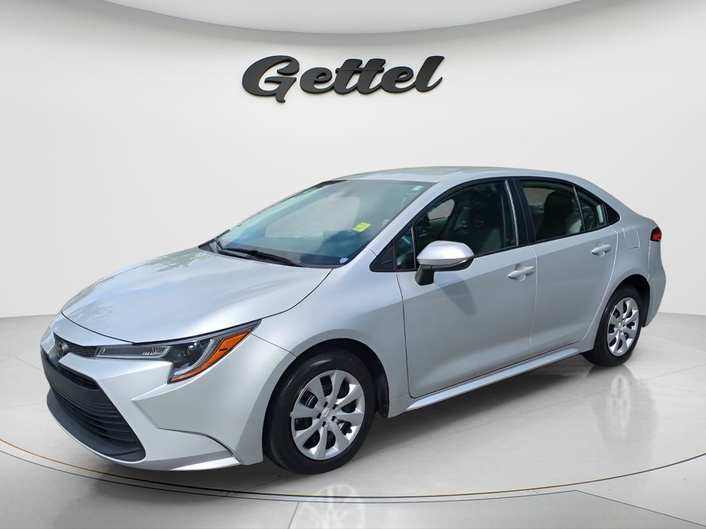 Classic Silver Metallic 2024 Toyota Corolla LE FWD Sedan Front-Wheel Drive Continuously Variable Transmission