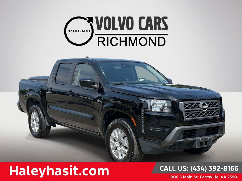 Super Black 2023 Nissan Frontier Pickup Truck Four-Wheel Drive 9-Speed Automatic