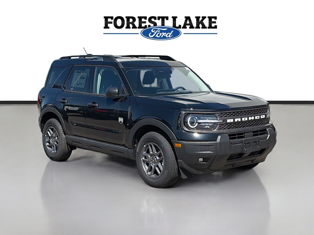 Shadow Black 2025 Ford Bronco Sport SUV / Crossover All-Wheel Drive 8-Speed Automatic