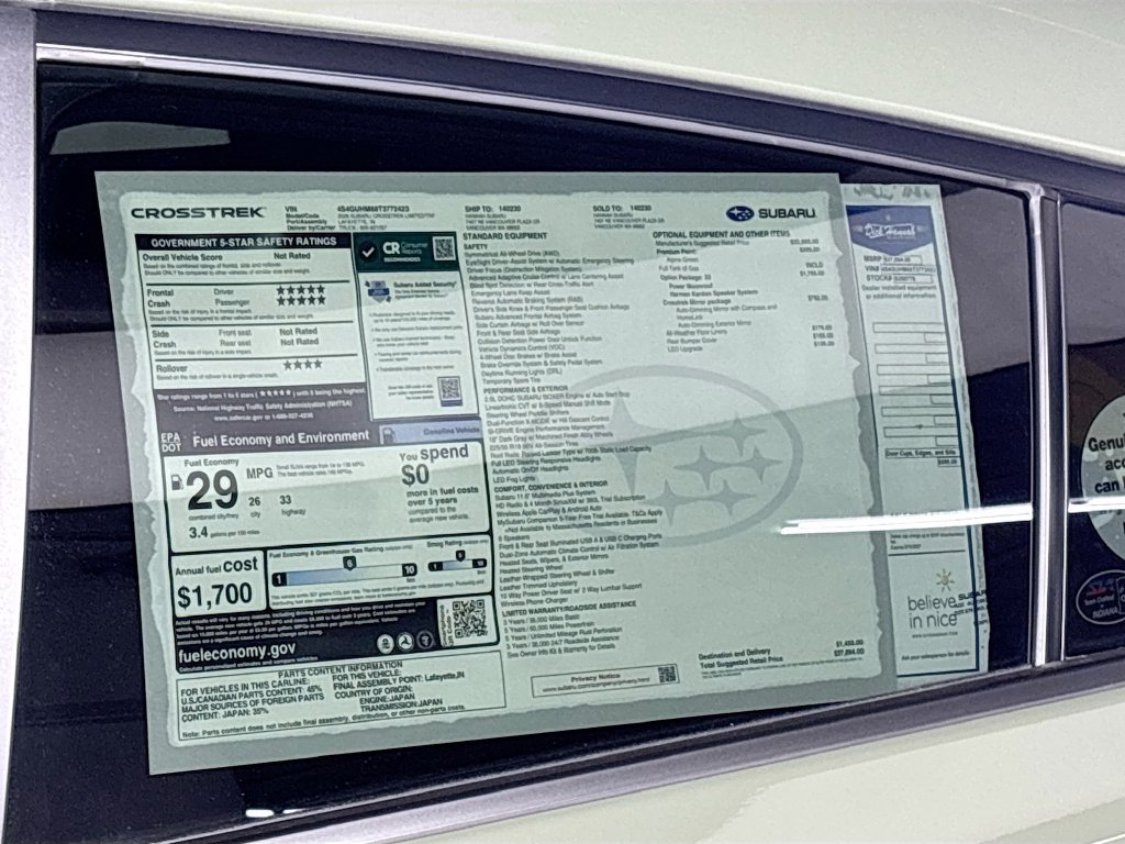 2026 Subaru Crosstrek Limited