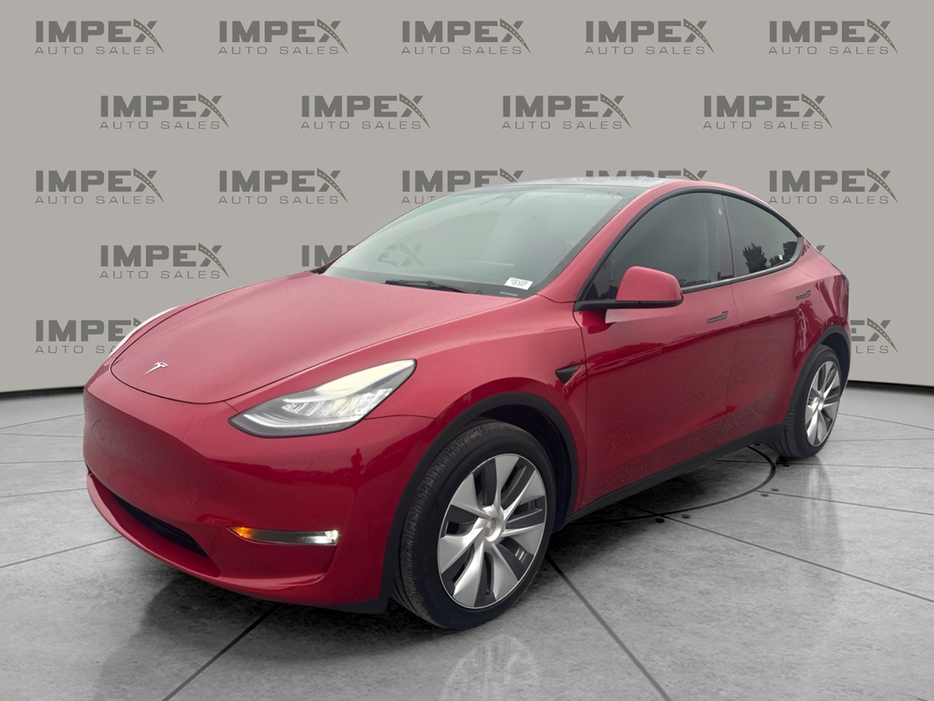 Red Multi-Coat 2023 Tesla Model Y SUV / Crossover All-Wheel Drive 1-Speed Automatic