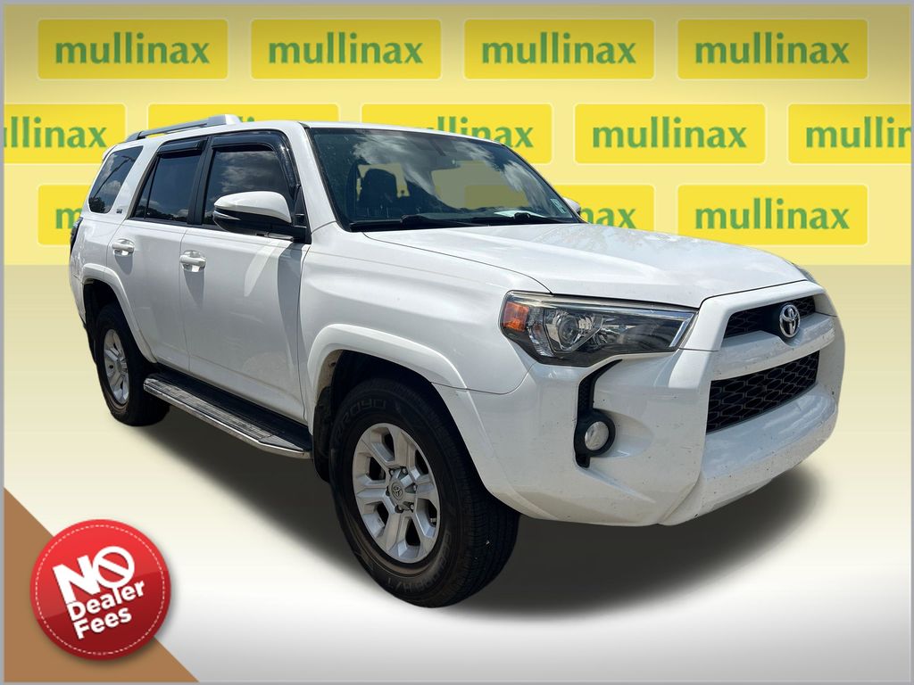 Super White 2015 Toyota 4Runner SUV / Crossover 4X2 5-Speed Automatic Overdrive
