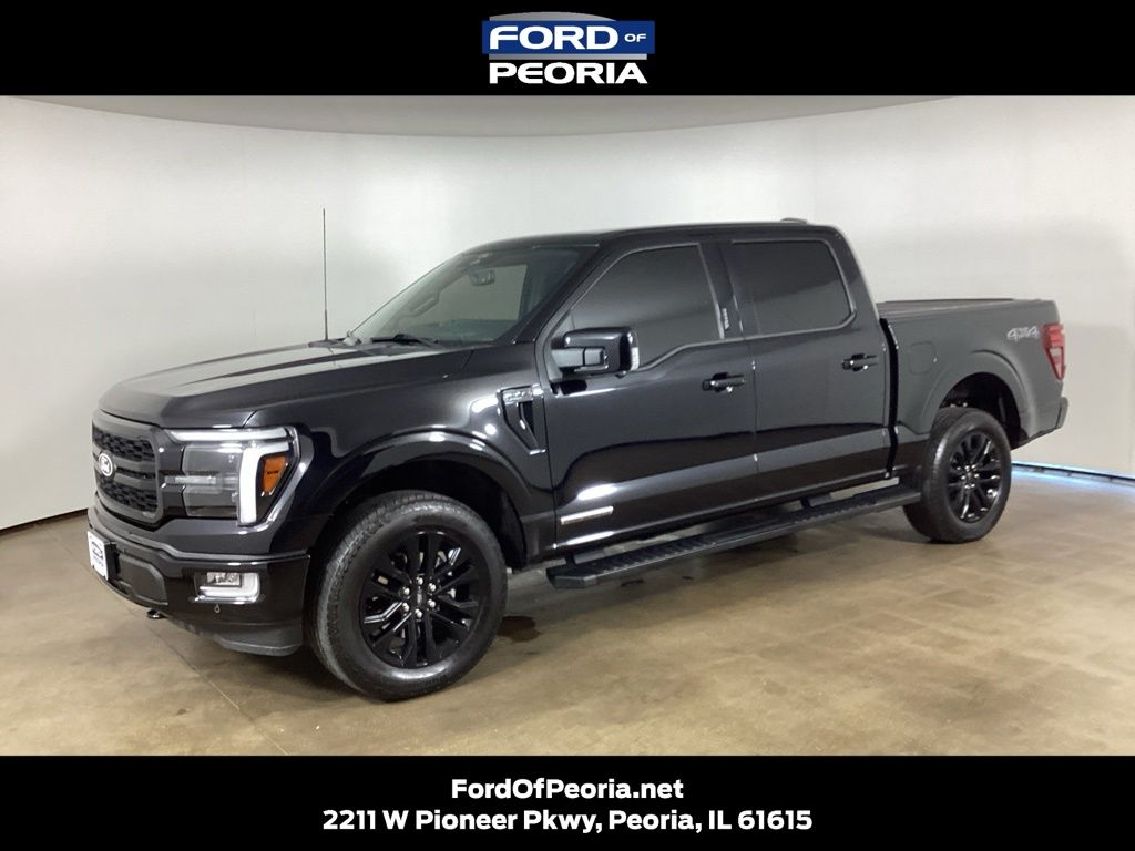 Agate Black Metallic 2024 Ford F-150 Pickup Truck Four-Wheel Drive Automatic