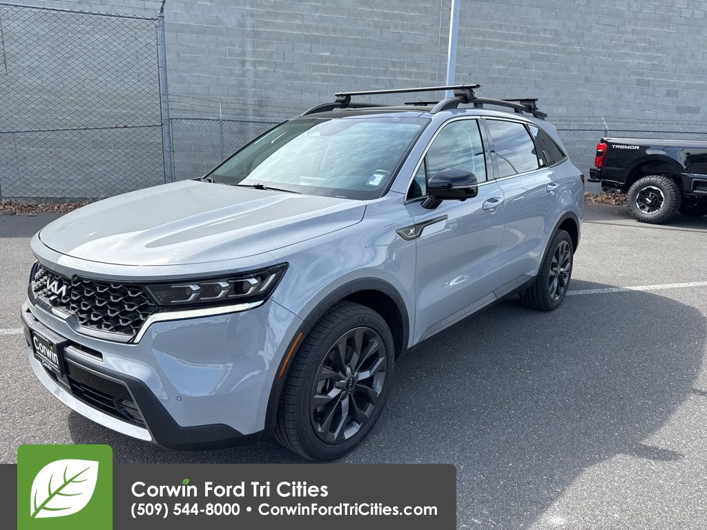 Wolf Gray 2022 Kia Sorento X-Line SX Prestige AWD SUV / Crossover All-Wheel Drive 8-Speed Dual Clutch