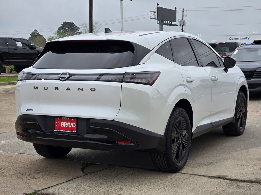 2026 Nissan Murano SV White at Bravo Nissan