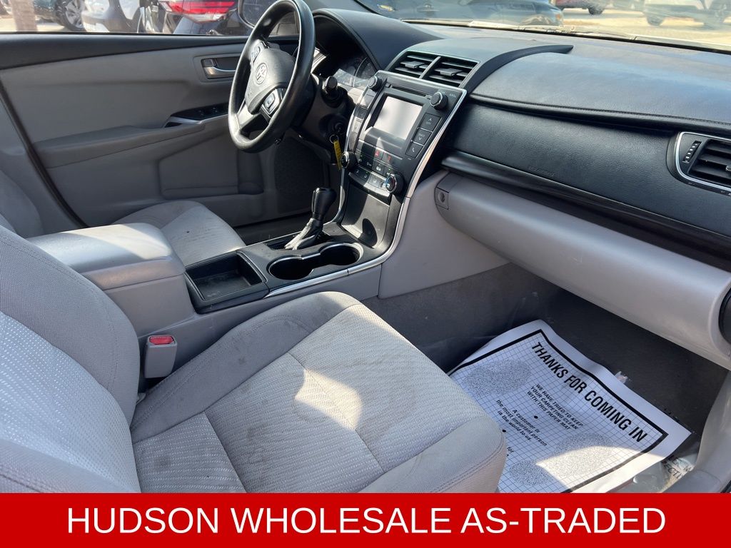 2015 White Toyota Camry LE FWD Sedan