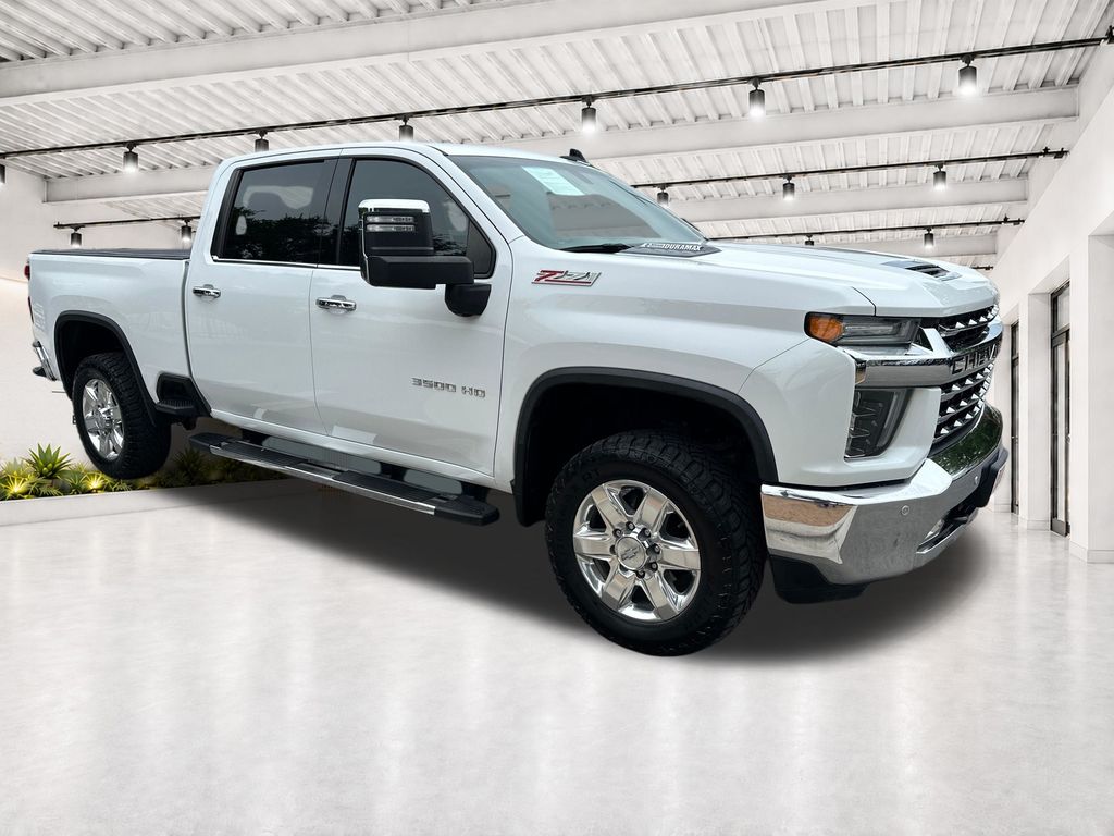 Summit White 2020 Chevrolet Silverado 3500HD Pickup Truck Four-Wheel Drive Automatic
