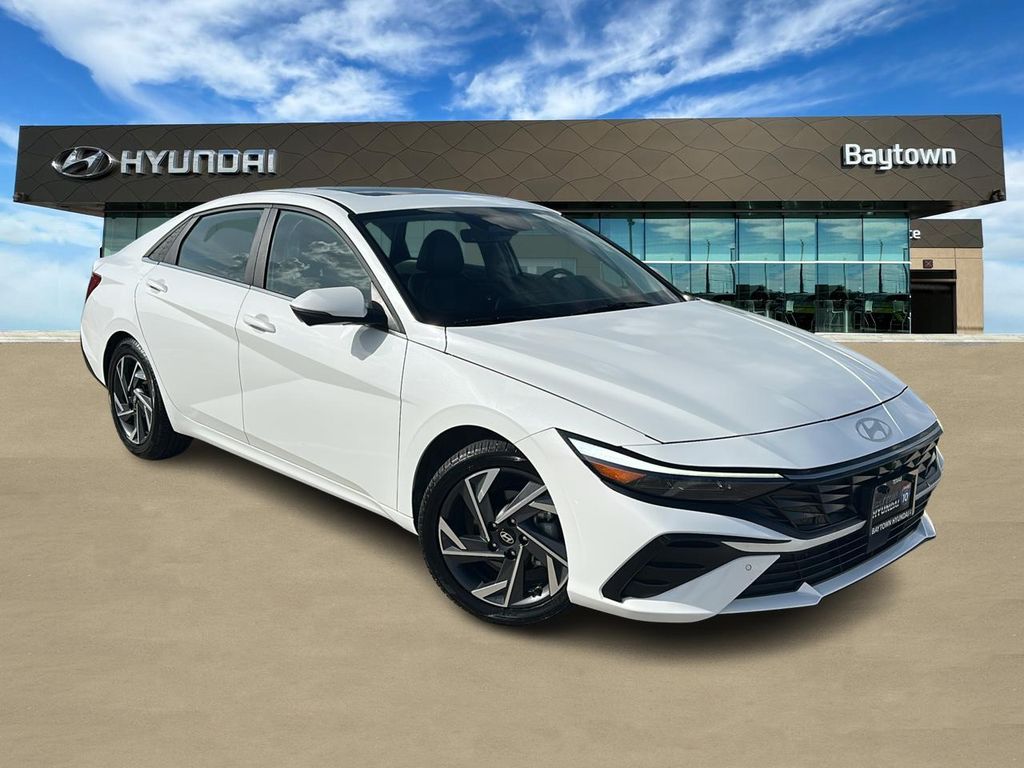 2024 Hyundai Elantra Limited White at Baytown Hyundai