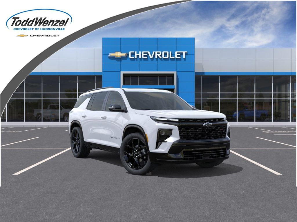 Polar White Tricoat 2026 Chevrolet Traverse SUV / Crossover Four-Wheel Drive 8-Speed Automatic