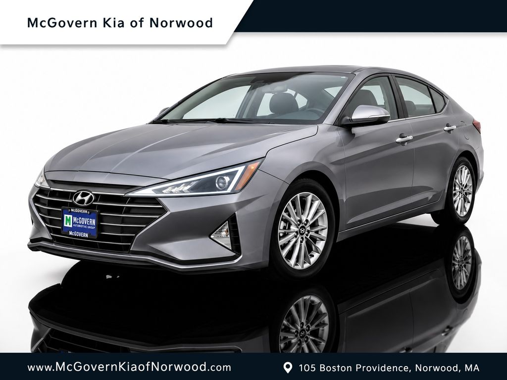 Galactic Gray 2019 Hyundai Elantra Sedan Front-Wheel Drive 6-Speed Automatic