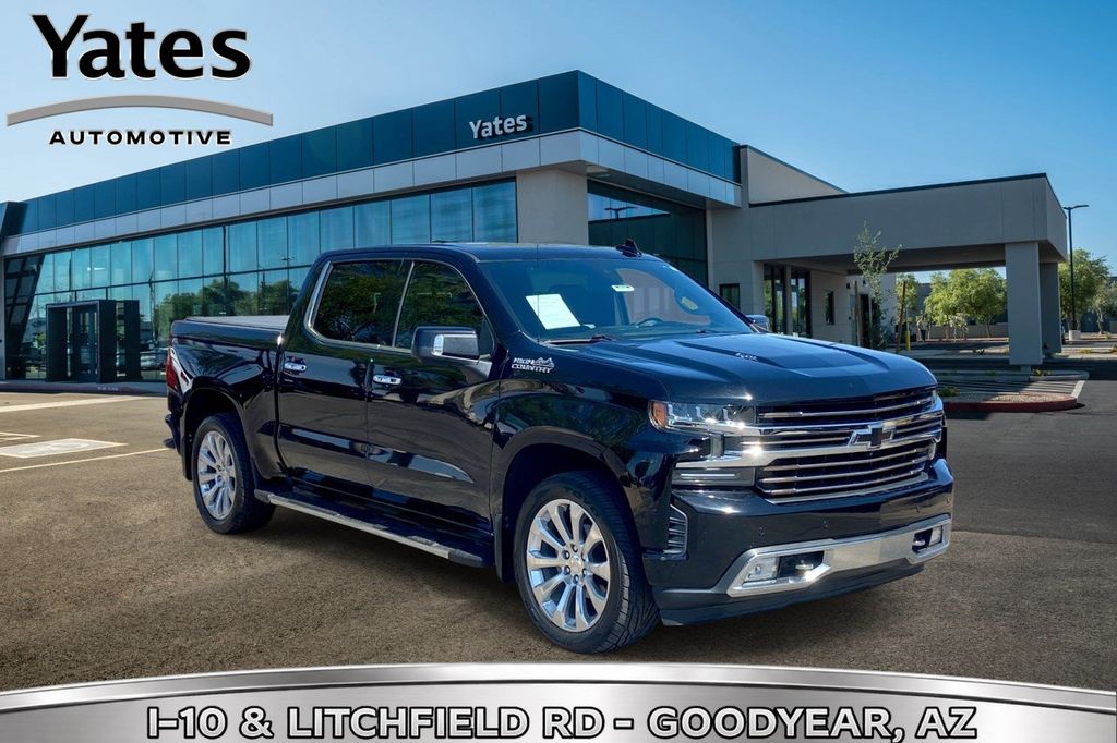 Black 2020 Chevrolet Silverado 1500 Pickup Truck Four-Wheel Drive Automatic