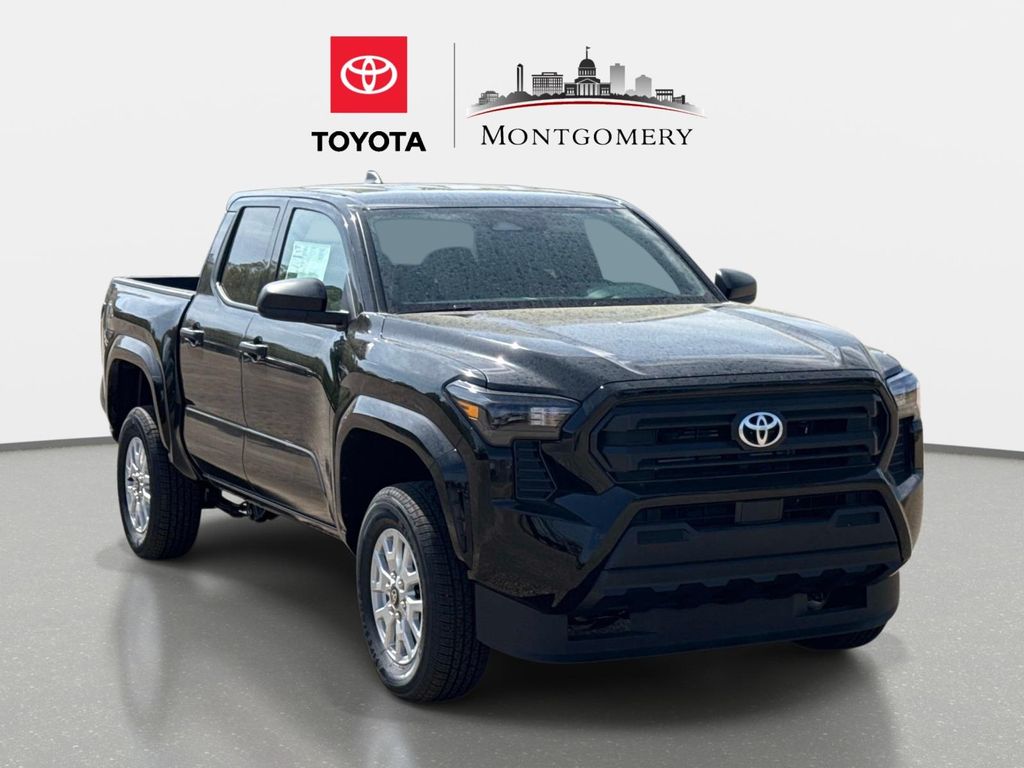 Black 2026 Toyota Tacoma SR Double Cab RWD Pickup Truck 4X2 8-Speed Automatic