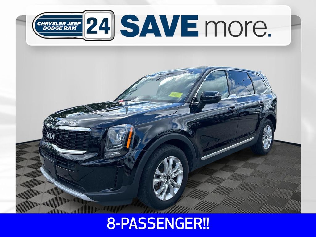 Ebony Black 2022 Kia Telluride SUV / Crossover All-Wheel Drive 8-Speed Automatic
