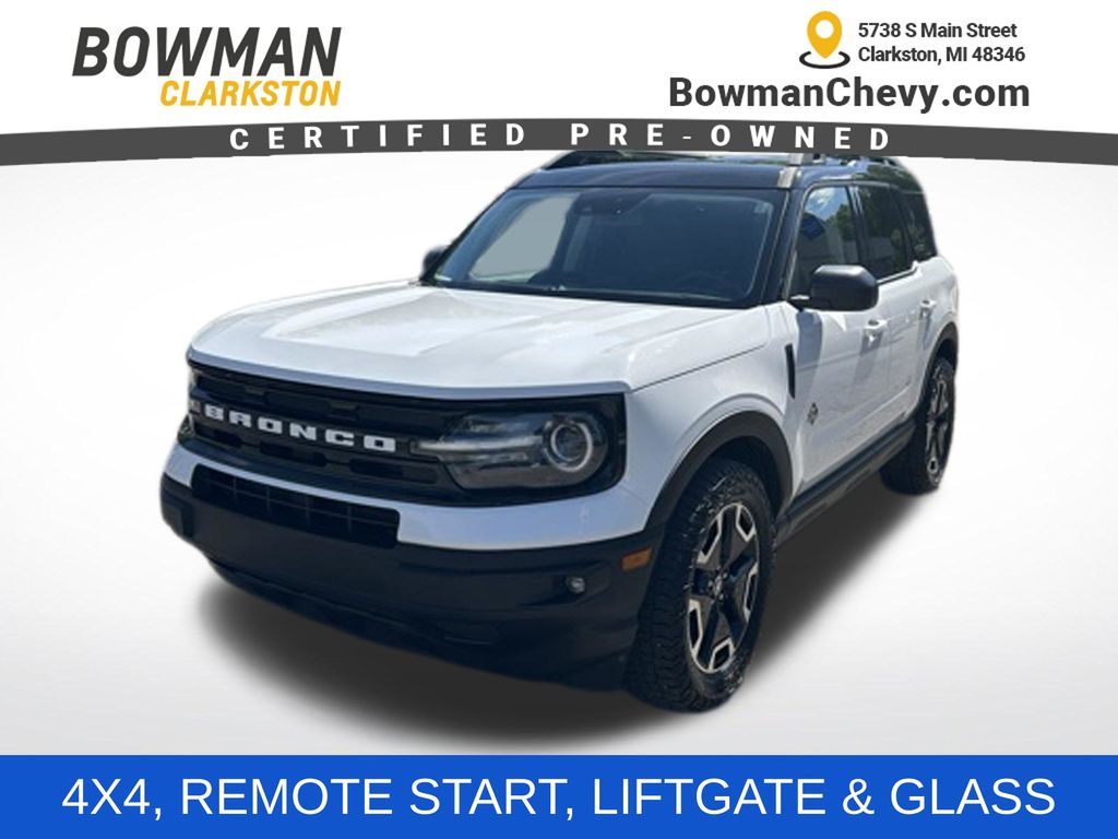 Oxford White 2022 Ford Bronco Sport SUV / Crossover All-Wheel Drive 8-Speed Automatic